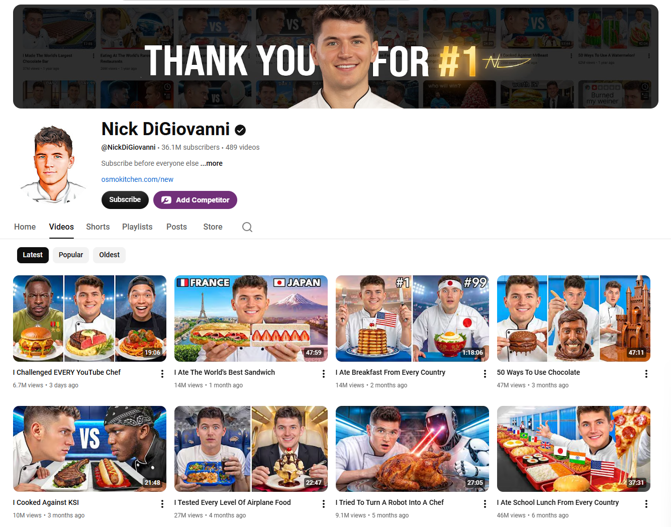 nick digiovanni channel