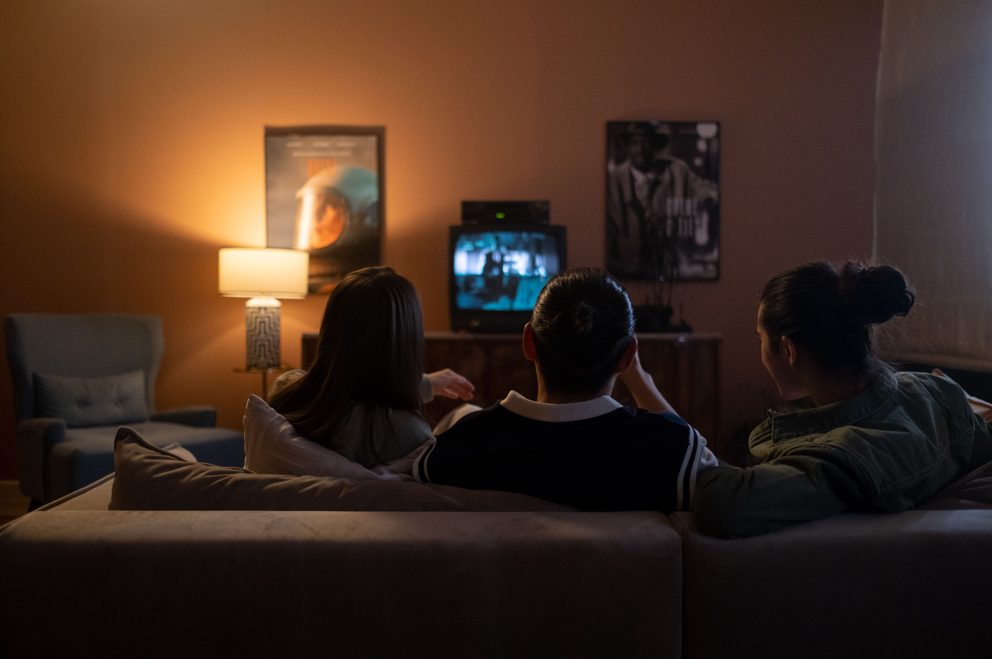 people watching tv