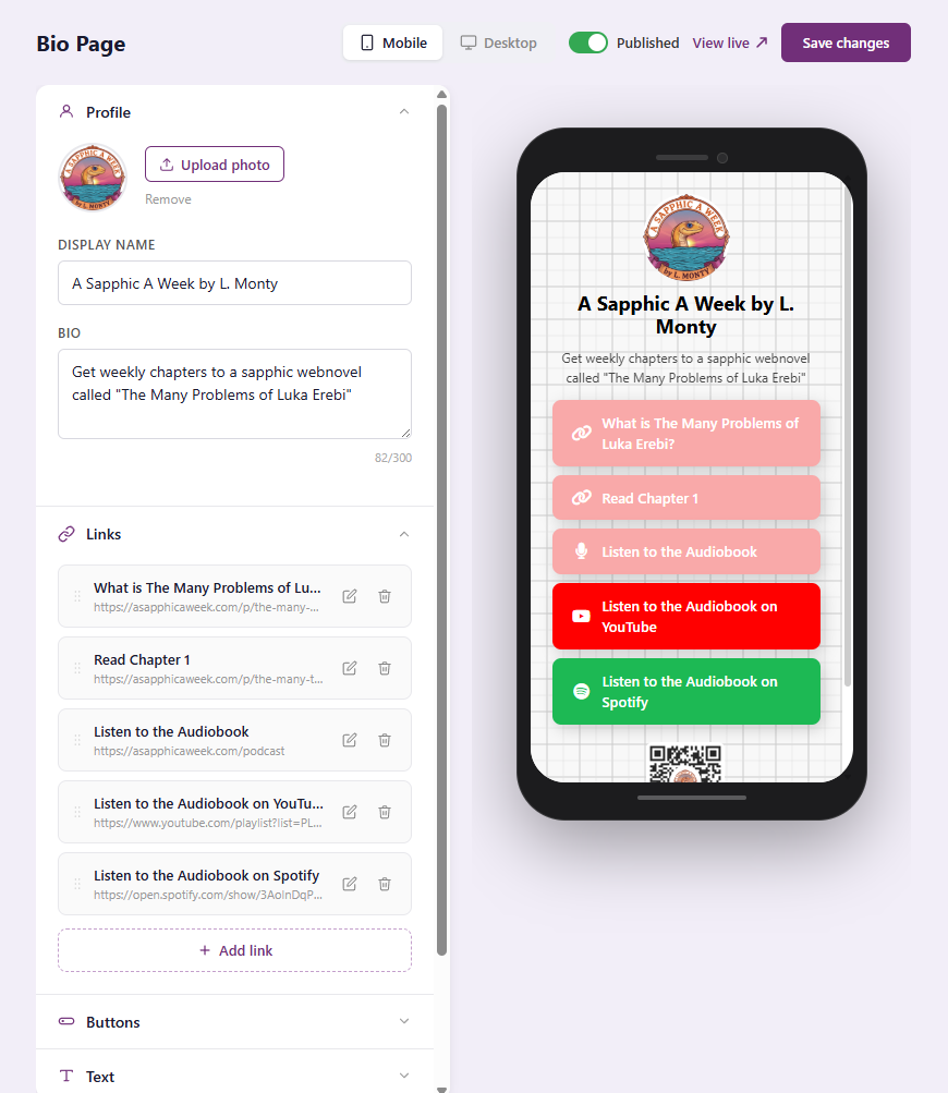 TubeSpanner Bio Page