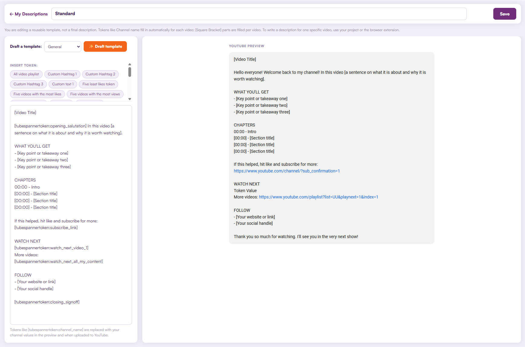 TubeSpanner Description Generator Template