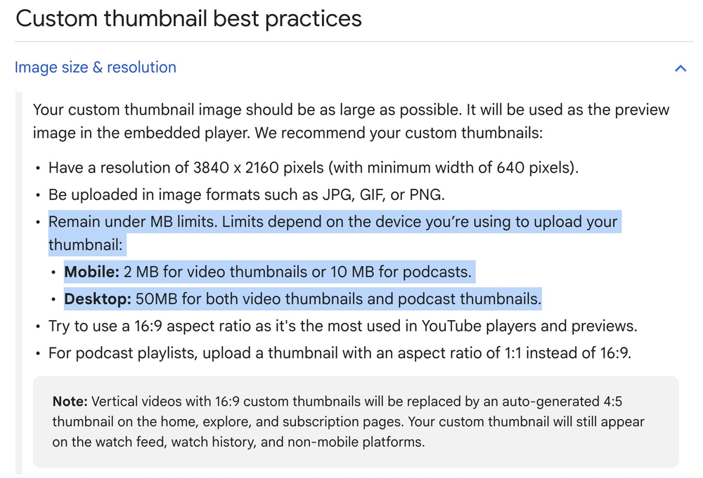 YouTube Thumbnail Best Practices
