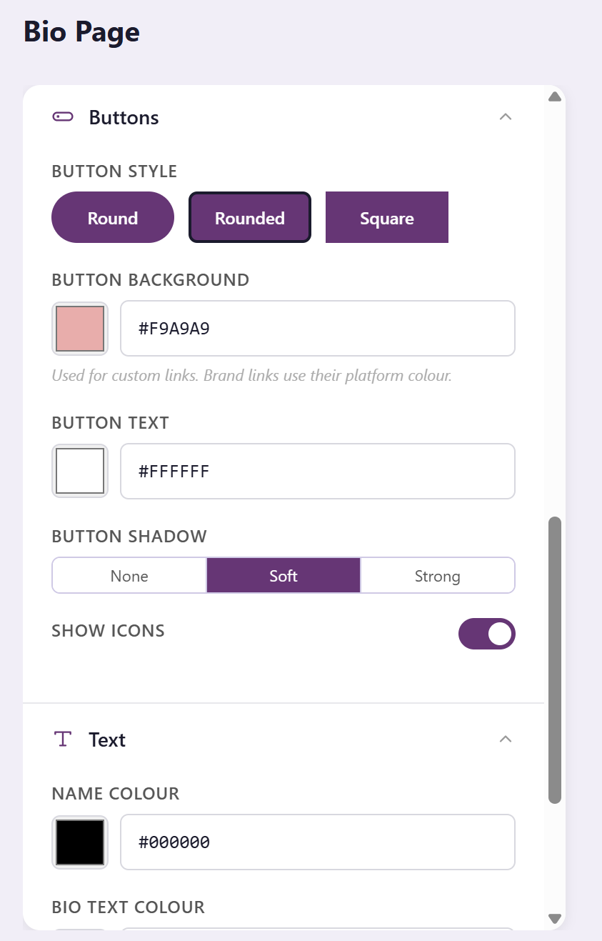 TubeSpanner Edit Button and Text