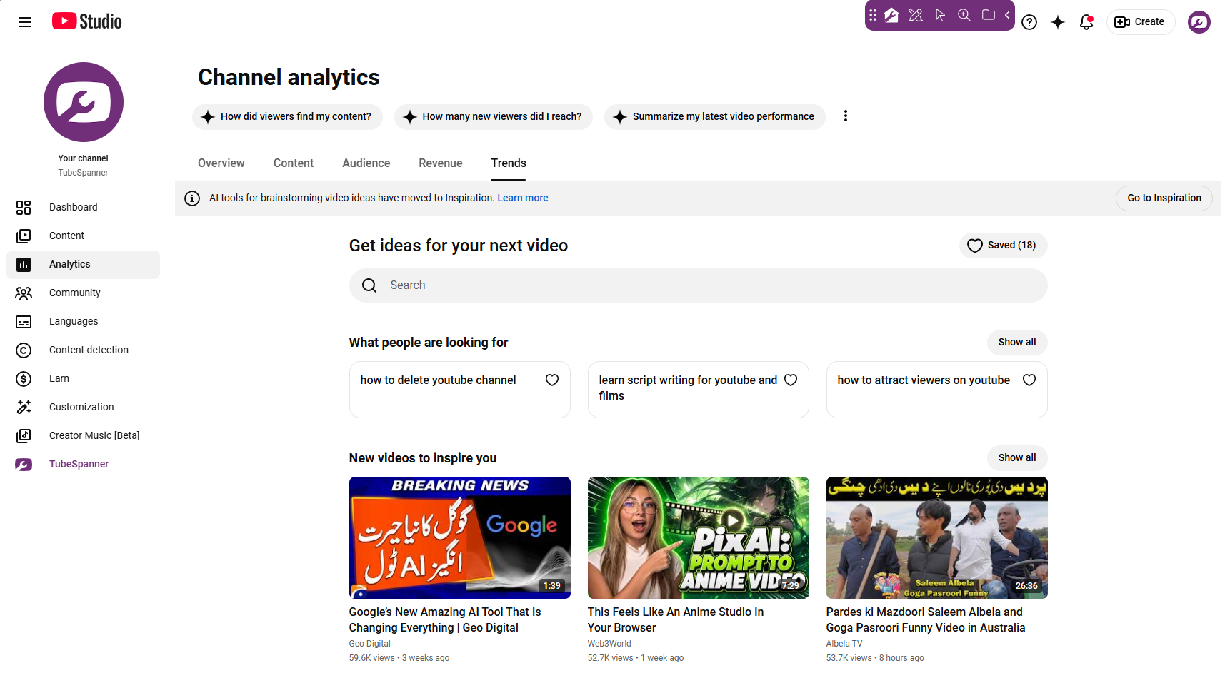 YouTube Trends