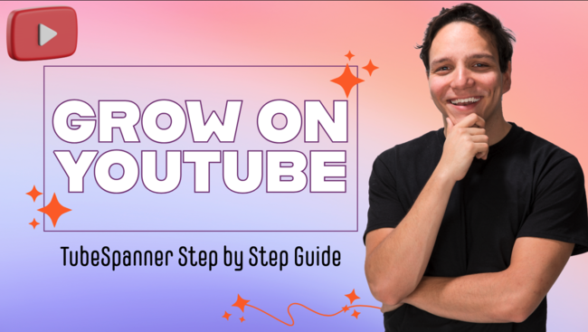 An image of Andrew Kan displayed on a thumbnail for a video called 'Grow on YouTube'.