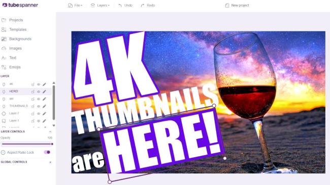 TubeSpanner 4K thumbnail livestream