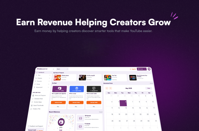 TubeSpanner Affiliate