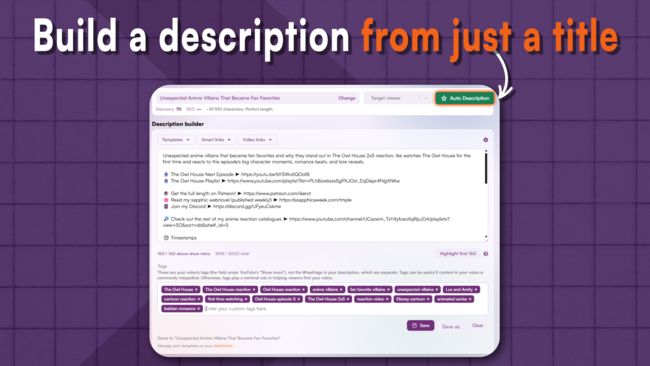 TubeSpanner Auto Description