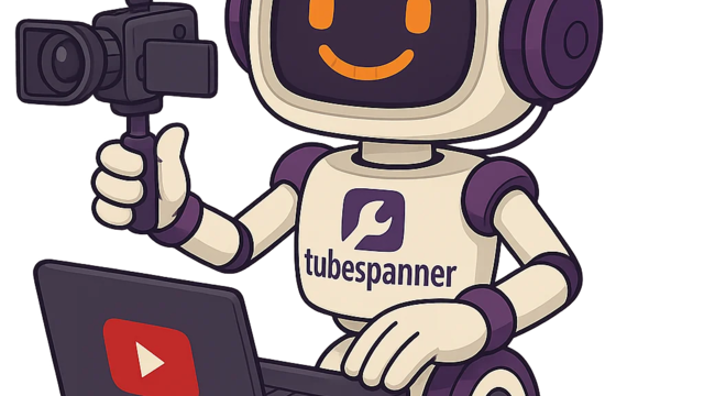 A robot making YouTube videos.