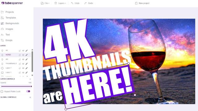 TubeSpanner 4K thumbnail livestream