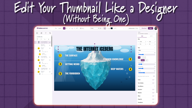 TubeSpanner Thumbnail Editor